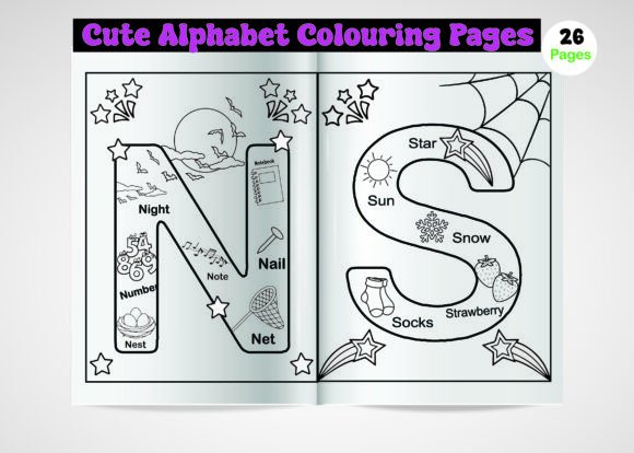 Download Alphabet Coloring Pages for Kids (a-Z) - Alphabet coloring pages for kids Collection