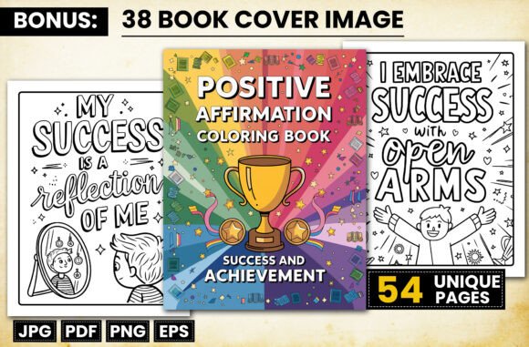 Download Positive Affirmation Adult Coloring Page - Premium Bundle