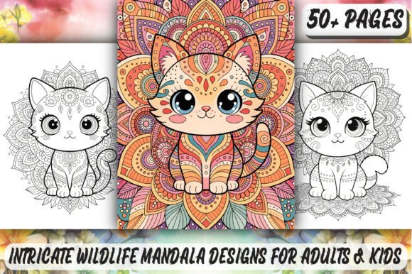 Download Intricate Wildlife Mandala Coloring Page - Wildlife Collection