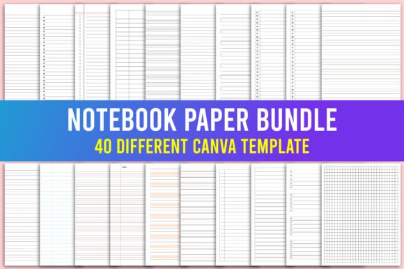 Download Notebook Paper KDP Interiors Bundle - Premium Resources