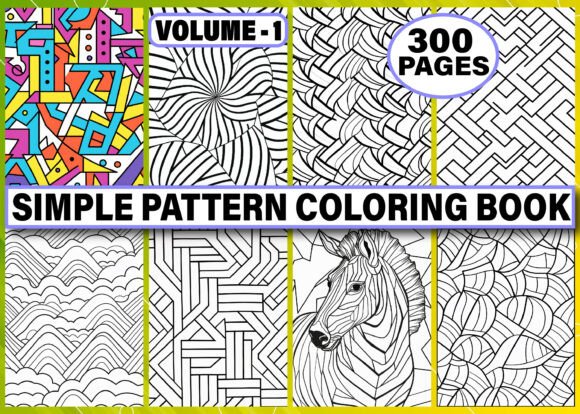 Download Simple Pattern Coloring Pages for Adults - Pattern Collection
