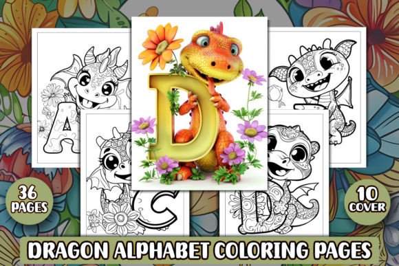 Download Dragon Alphabet Coloring Pages for Kids - Alphabet coloring pages for kids Collection