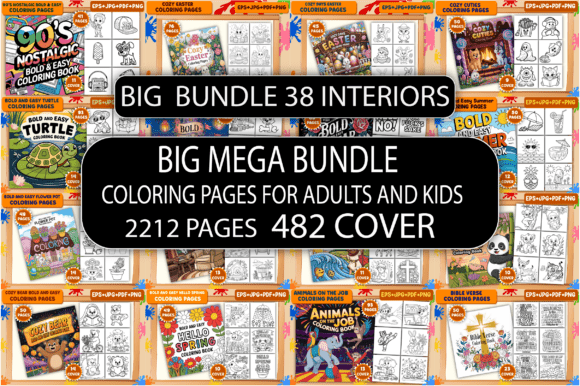 Download BIG MEGA BUNDLE COLORING PAGES&nbsp; - Premium Resources