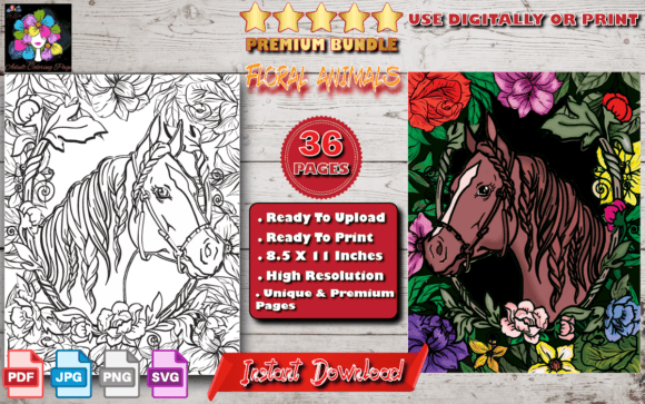 Download Cute Animals and Floral Designs - Designs Collection